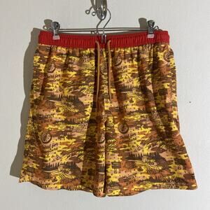 Magellan x Shiner Bock Beer Mens Swim Trunks Shorts Camouflage Camp Bottoms Med